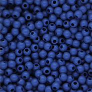 6 mm kralen van DQ acryl shiny Dazzling blue 18-3949 TCX