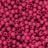 6 mm kralen van DQ acryl shiny Rose violet 17-2624 TCX