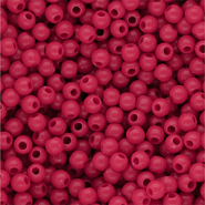 6 mm kralen van DQ acryl shiny Fuchsia 17-2031 TCX