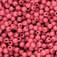 6 mm kralen van DQ acryl shiny Pink lemonade 16-1735 TCX