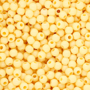 6 mm kralen van DQ acryl shiny Pastel yellow 11-0616 TPG