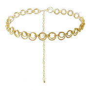 Heupkettingen double ring Gold