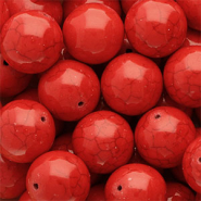 Keramiek kraal 20mm Red