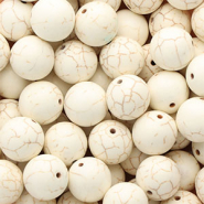 Keramiek kraal 16mm White