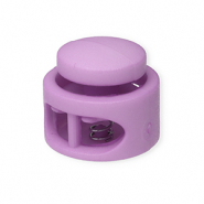 Gekleurde onderdelen koordstopper round Lilac