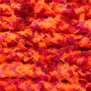 Musthave paracord 8mm Neon orange-neon pink-port red