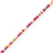 Keramiek kraal rondelle Multicolour