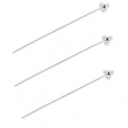 BY31&reg; Benodigdheden van Stainless steel Roestvrij staal (RVS) nietstiften with spheres 35mm Silver