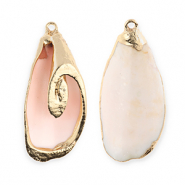 Schelp hanger special White-gold