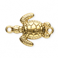 Benodigdheden van Stainless steel Roestvrij staal (RVS) tussenstuk turtle Gold