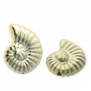 Kralen van acryl shell Gold