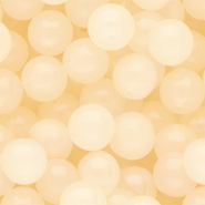 14 mm kralen van DQ&reg; acryl shiny Light peach
