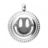 BY31&reg; Bedels van Stainless steel Roestvrij staal (RVS) smiley Silver