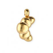 BY31&reg; Bedels van Stainless steel Roestvrij staal (RVS) croissant Gold