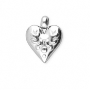 BY31&reg; Bedels van Stainless steel Roestvrij staal (RVS) heart Gold