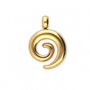 BY31&reg; Bedels van Stainless steel Roestvrij staal (RVS) spiral Gold