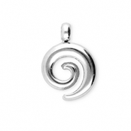 BY31&reg; Bedels van Stainless steel Roestvrij staal (RVS) spiral Silver