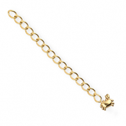BY31&reg; Benodigdheden van Stainless steel Roestvrij staal (RVS) verlengketting set crab Gold