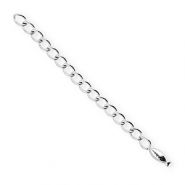 BY31&reg; Benodigdheden van Stainless steel Roestvrij staal (RVS) verlengketting set fish Silver