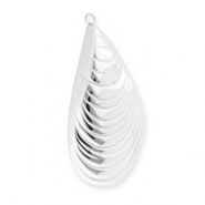 Bedels van Stainless steel Roestvrij staal (RVS) mussel Silver