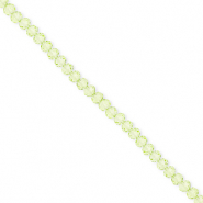 Facet kralen top quality disc 3x2mm Light green