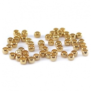 Knijpkralen DQ 2mm Gold 