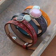Echt DQ suède en leer  Bekijk alle Cuoio armbanden hier