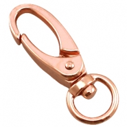 DQ sleutelhangers 46mm Ros&eacute; goud 