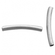 DQ metaal tubes 4x30mm Antiek zilver 