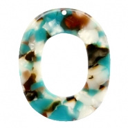 Kralen / bedels Hangers en kralen van resin / velvet