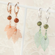Inspiratiesets Sieraden maken met bedels van echte bladeren?