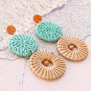 Inspiratiesets Met rotan hangers oorbellen maken