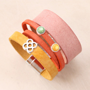 Inspiratiesets Hoe maak ik een armband met DQ leer plat?