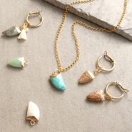 Inspiratiesets SO TRENDY! Maak sieraden met hangers van natuursteen