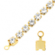 Rijgmateriaal Strass chain ketting 