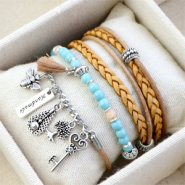 Inspiratiesets Maak zelf trendy armbanden met DQ metaal
