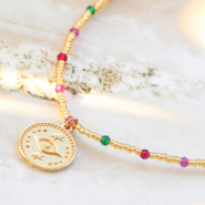 Inspiratiesets DIY: trendy sieraden maken met bedels met een symbolisch oog
