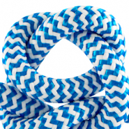 Mix & Match sleutelhangers DQ met koord maritiem Koord Maritiem Mix & Match