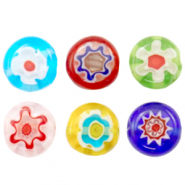 Kralen / bedels Millefiori glaskralen 