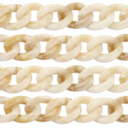 Rijgmateriaal Acryl schakels  