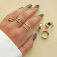 Inspiratiesets Zo stijl je stainless steel ringen