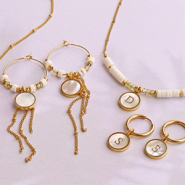 Inspiratiesets Get creative met stainless steel bedels initials