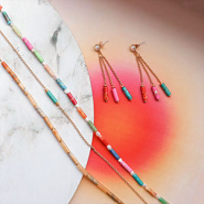 Inspiratiesets Sieraden inspiratie met natuursteen kralen tubes