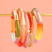 Inspiratiesets Ideeën voor het ontwerpen van armbanden met acryl kralen tube