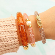 Inspiratiesets Zo ontwerp je armbanden met acryl kralen tube crackle