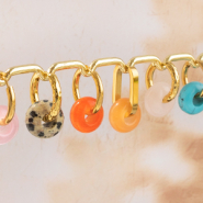 Inspiratiesets Trendy sieraden inspiratie met rondellen natuursteen kralen 