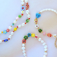 Inspiratiesets Get creative met Millefiori glaskralen