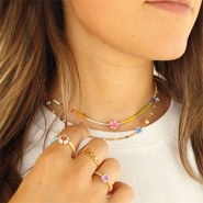 Inspiratiesets Vrolijke sieraden inspiratie met Tsjechische kralen