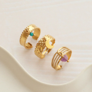 Inspiratiesets Zo personaliseer je deze ringen van stainless steel met oogje