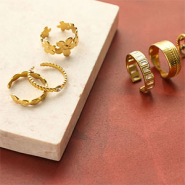 Inspiratiesets Zo presenteer je ringen van stainless steel